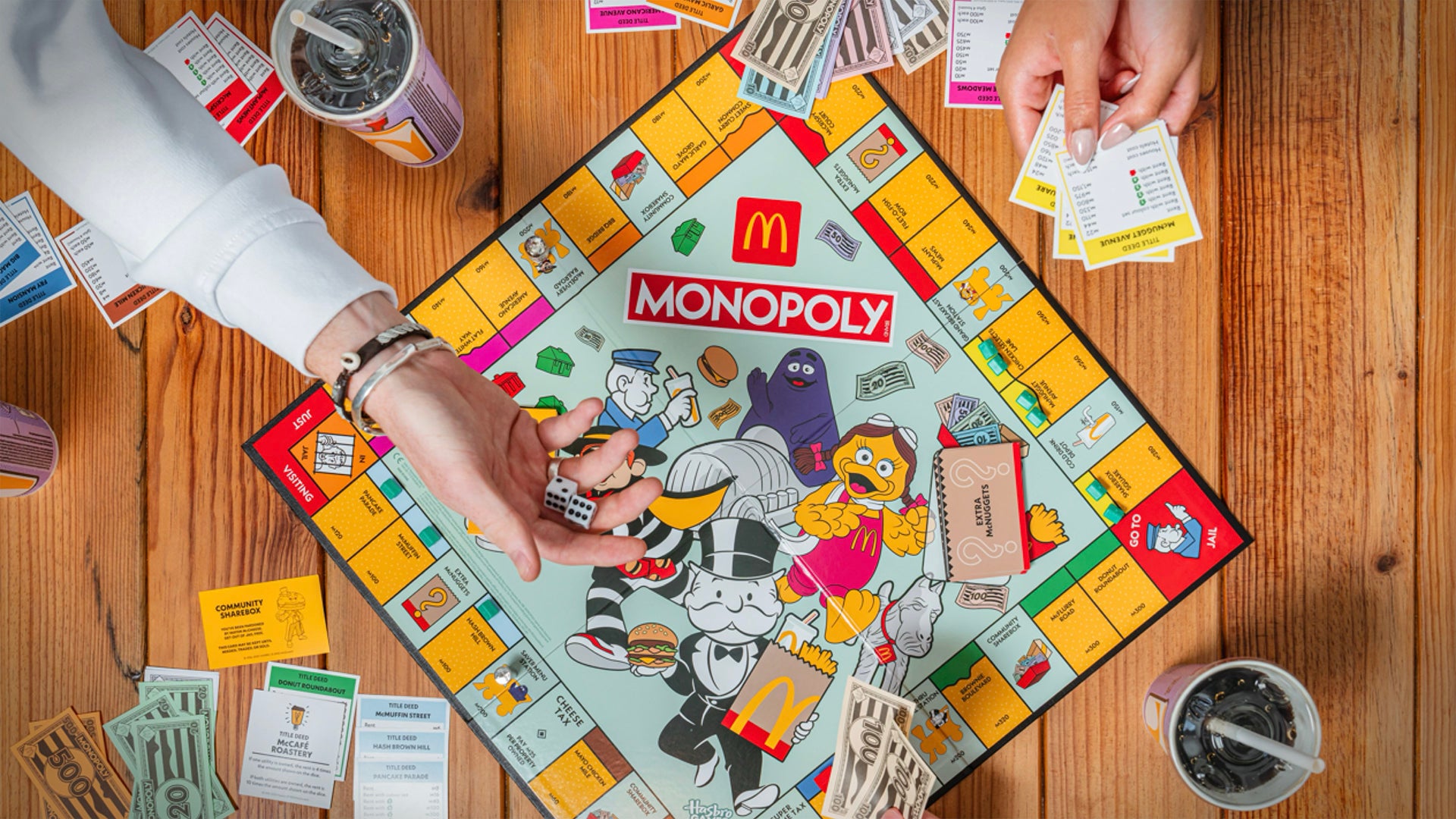 UK McDonald's Monopoly Gameboard