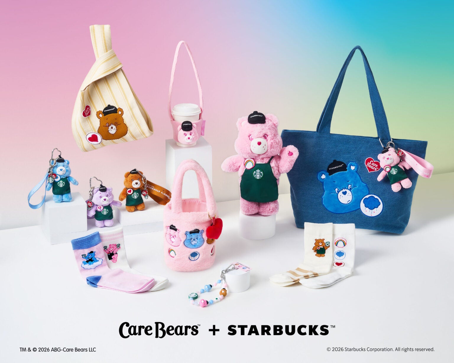 Starbucks x Care Bears full merchandise assortment