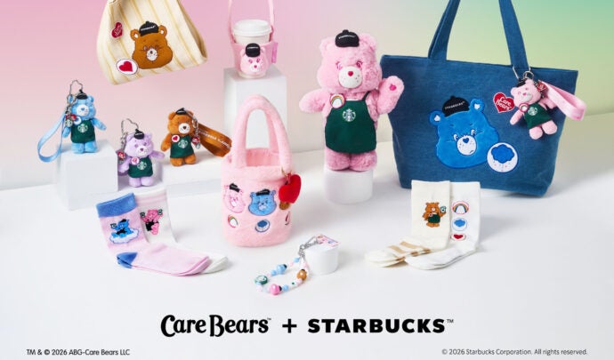 Starbucks x Care Bears full merchandise assortment