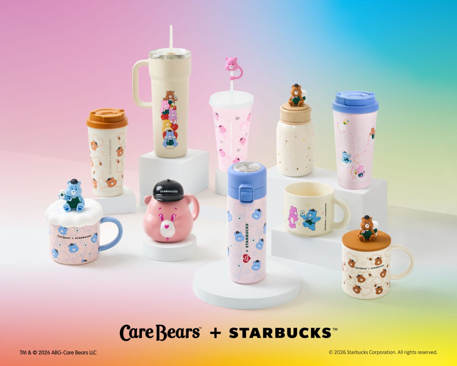 Starbucks x Care Bears drink ware
