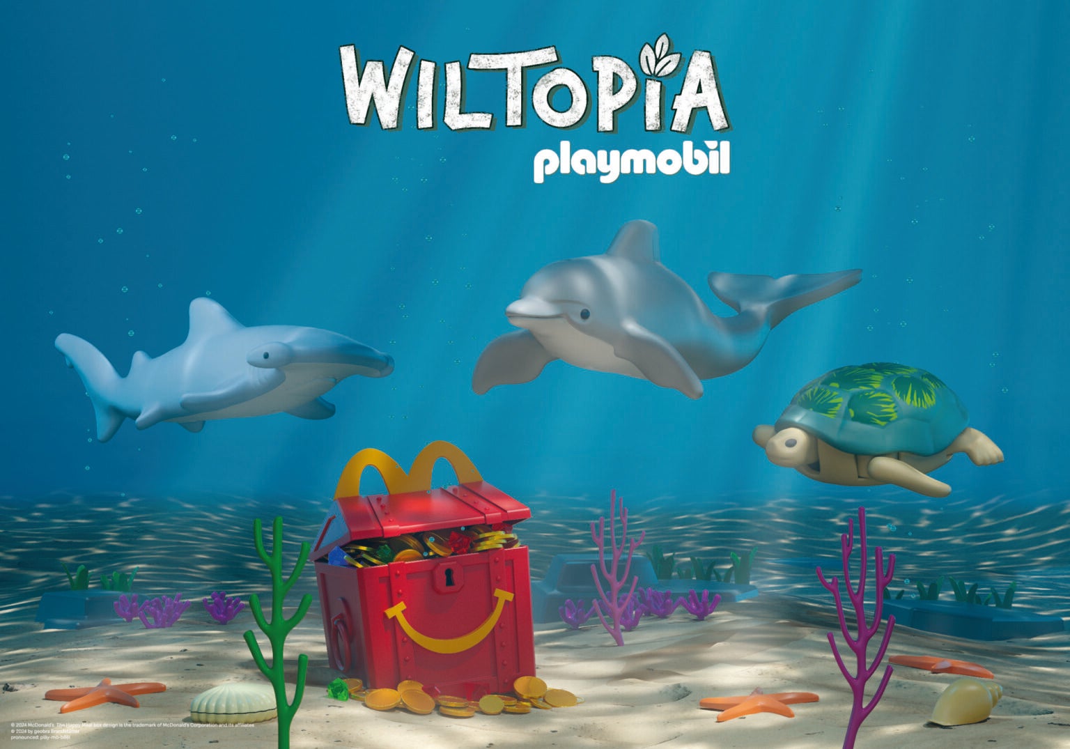 Wiltopia Playmobil underwater retail poster