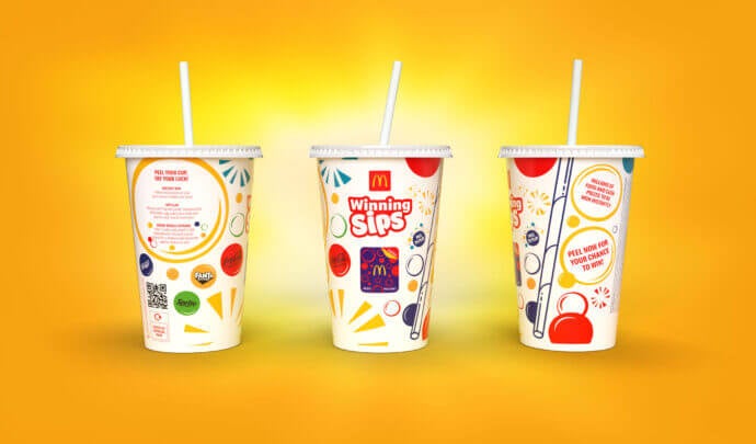 Photo de 3 gobelets de boisson froide Winning Sips