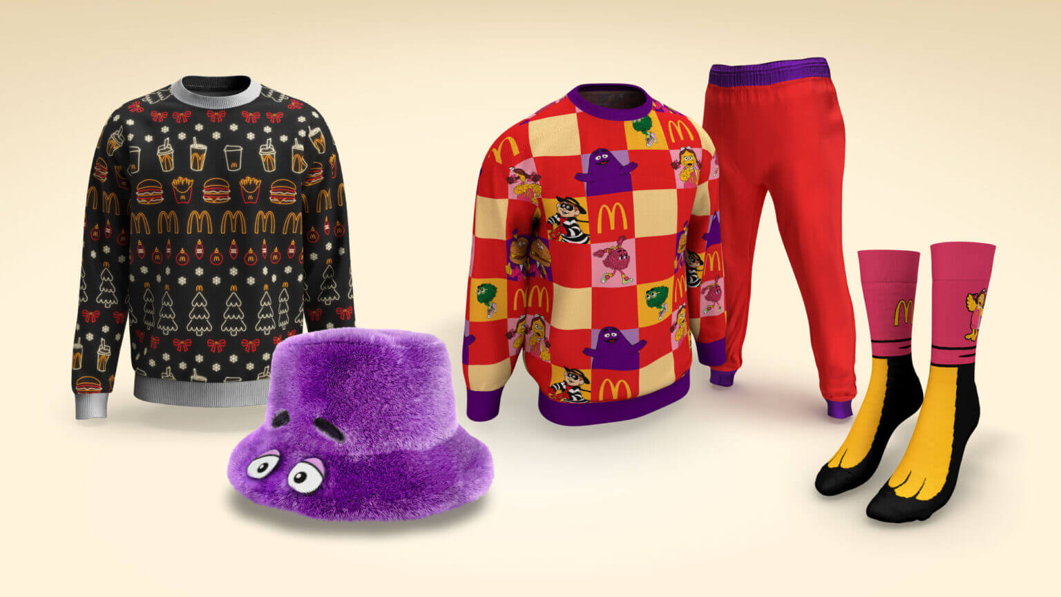 Produits dérivés du Gift Drop de McDonald’s