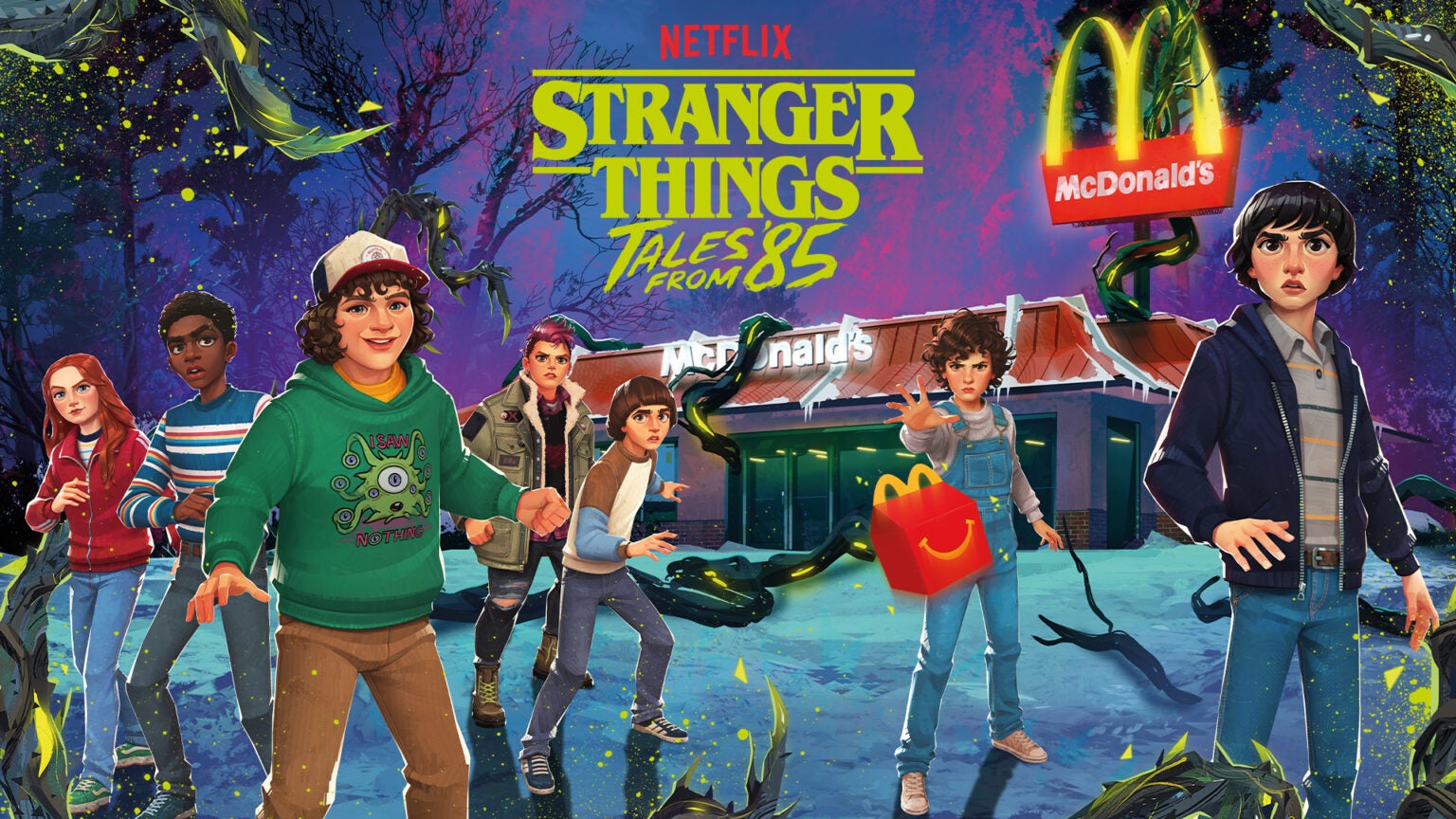 Stranger Things Happy Meal retail poster