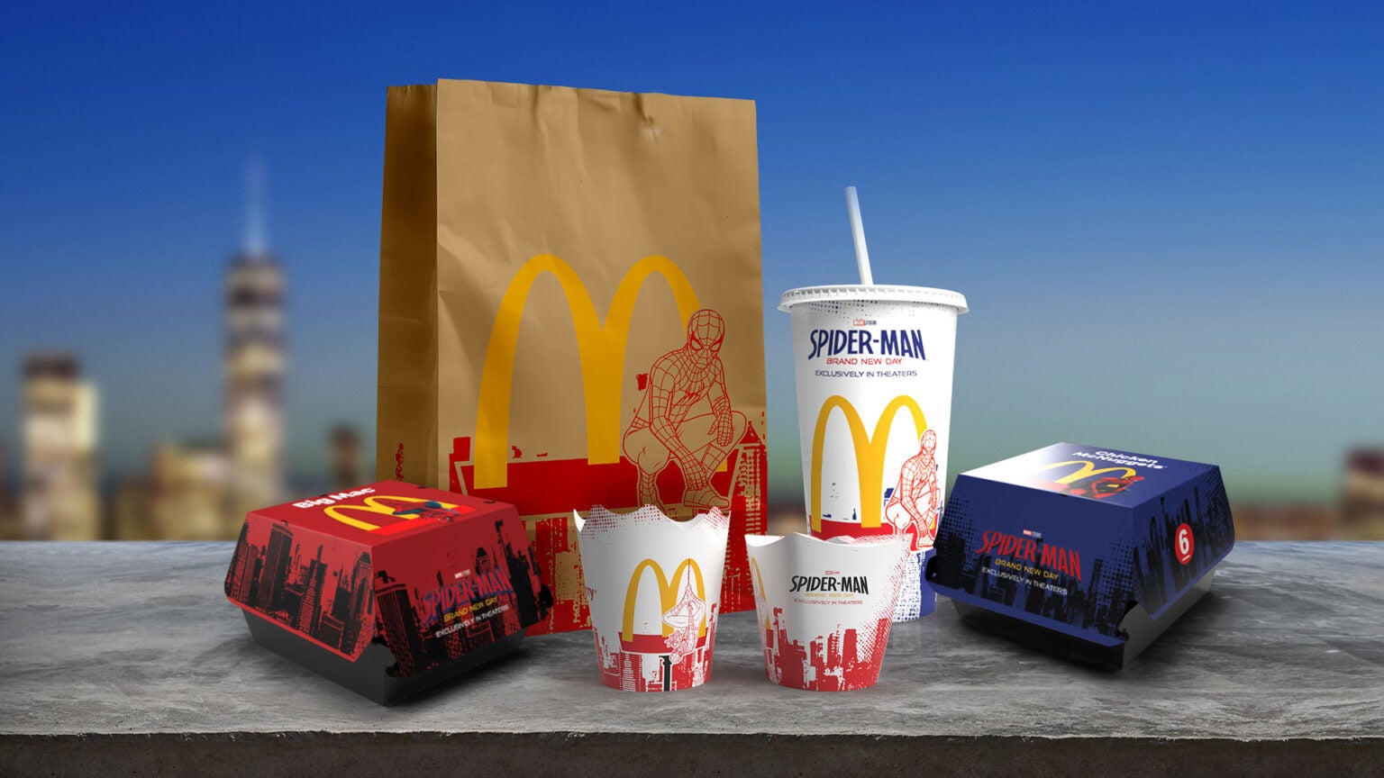 Spider-Man 4 Brand New Day Meal packaging