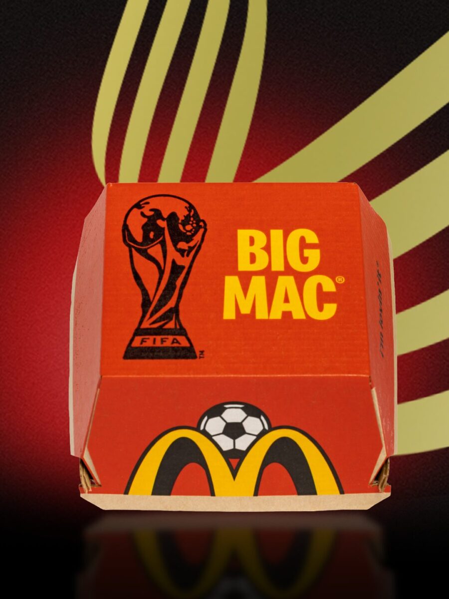 Red Big Mac FIFA clamshell