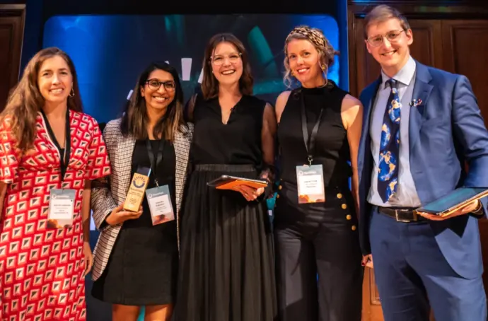tms employees at the 2023 Planet Mark Awards