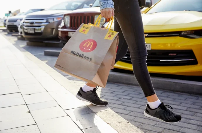 mcdonalds takeaway packaging