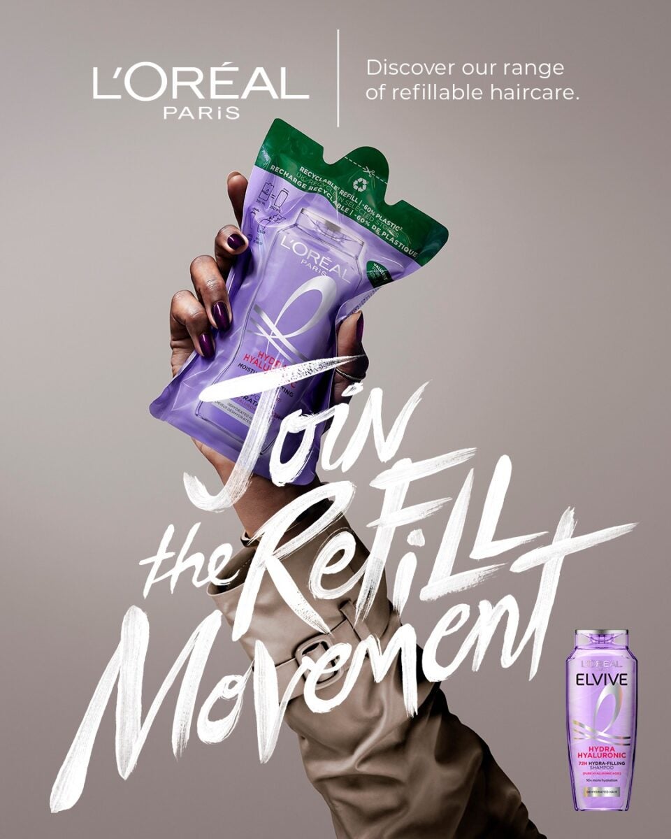 shampoo refill bottle l'oreal