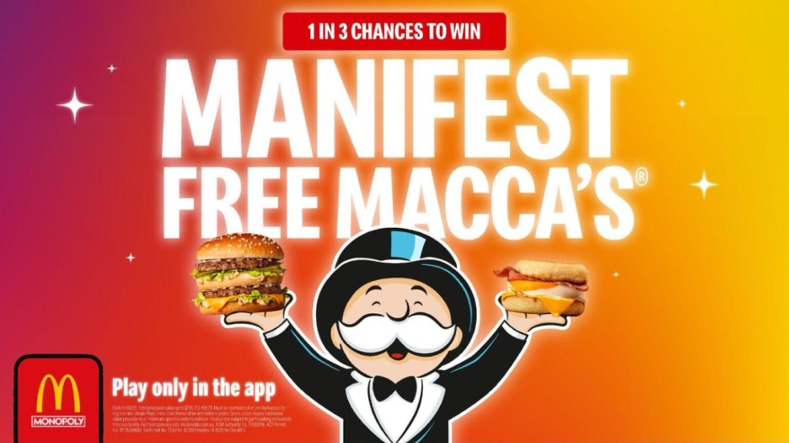 Manifest Free Macca's