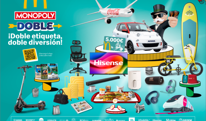 Affiche promotionnelle Monopoly Doble