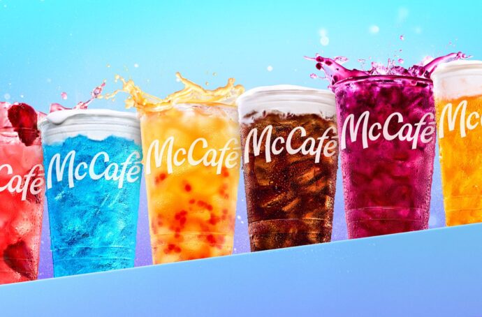 Lineup of six McCafe new beverages