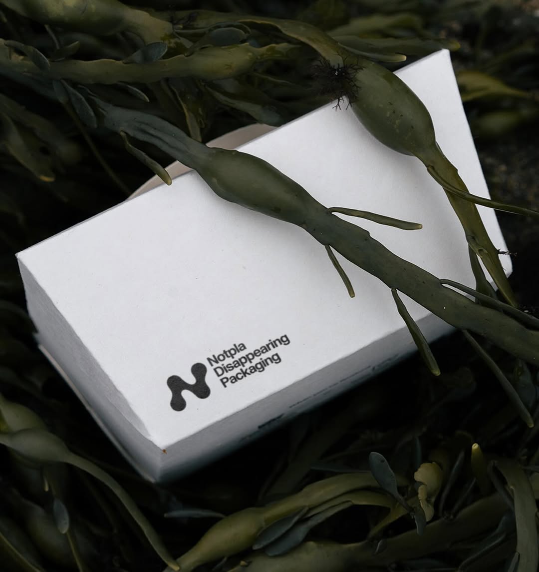 sustainable packaging in seaweed