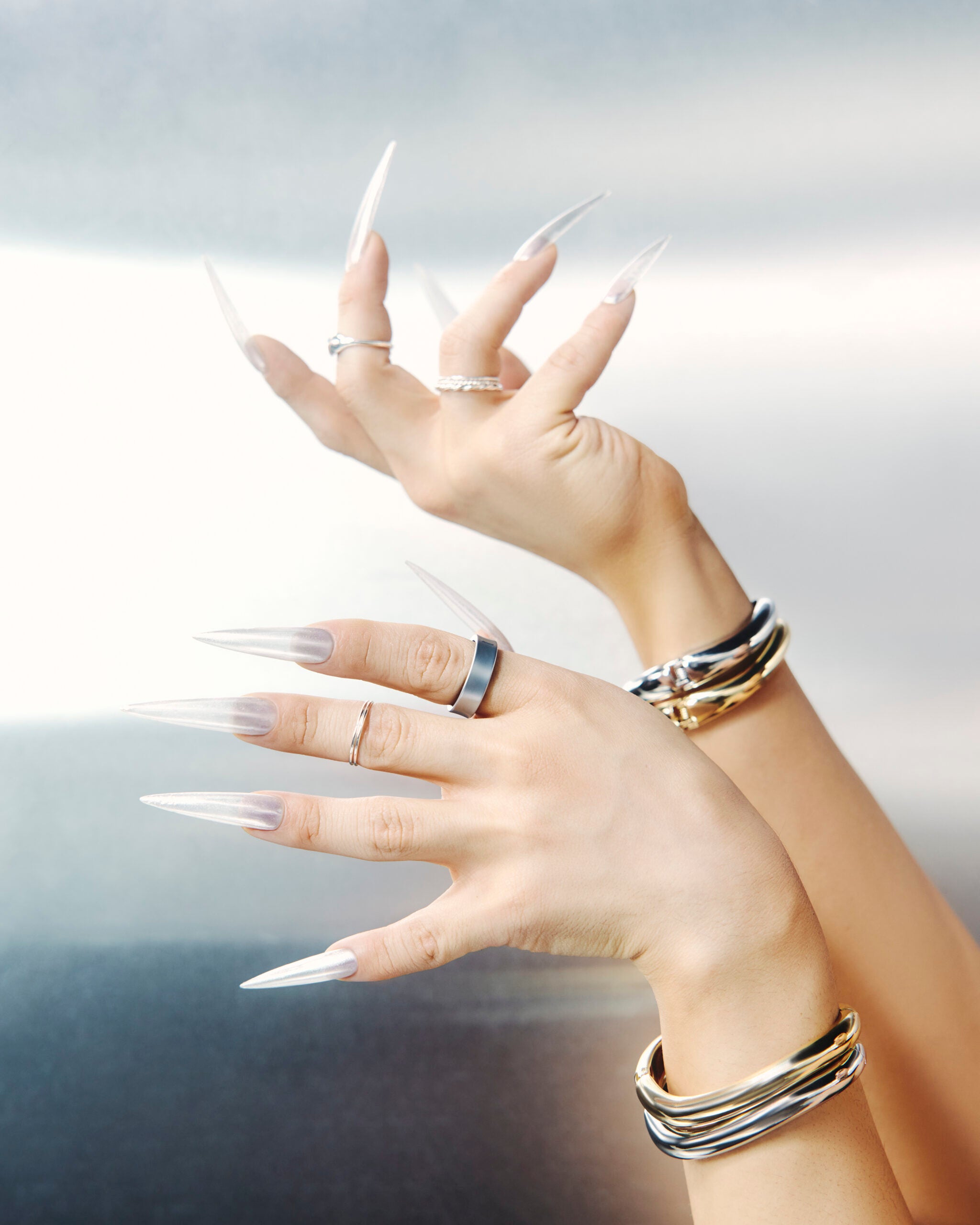 Two hands modeling the Galaxy Ring