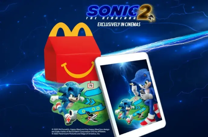 Sonic game for McDonald’s Happy Meal