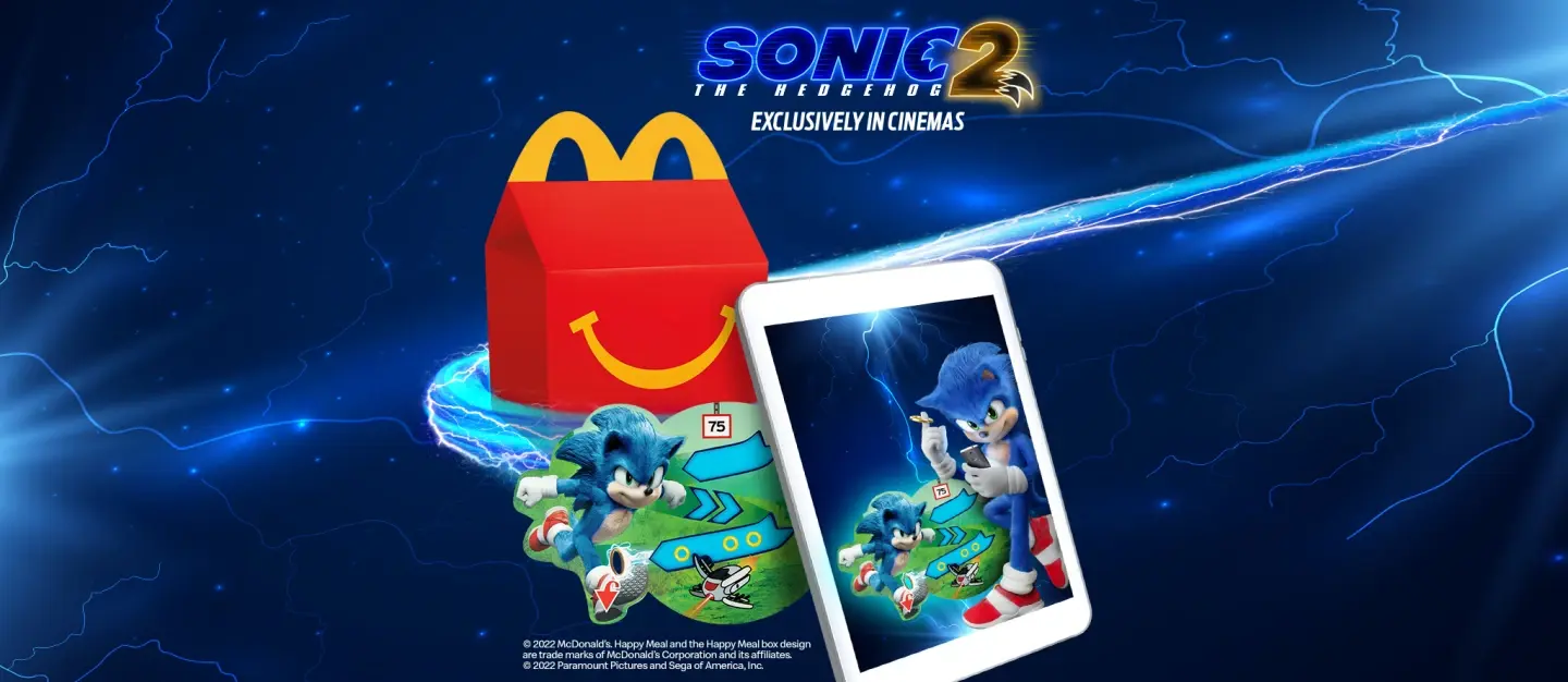 Sonic game for McDonald’s Happy Meal