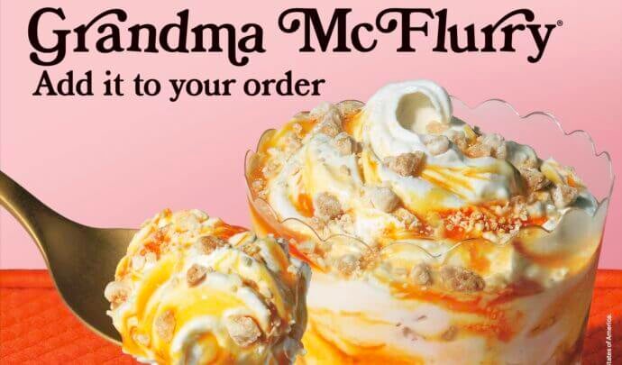 Affiche Grandma McFlurry pour la vente au détail
