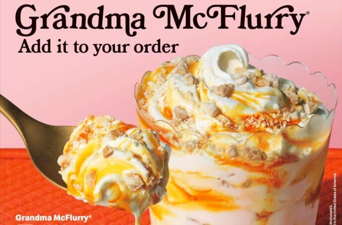 Affiche Grandma McFlurry pour la vente au détail