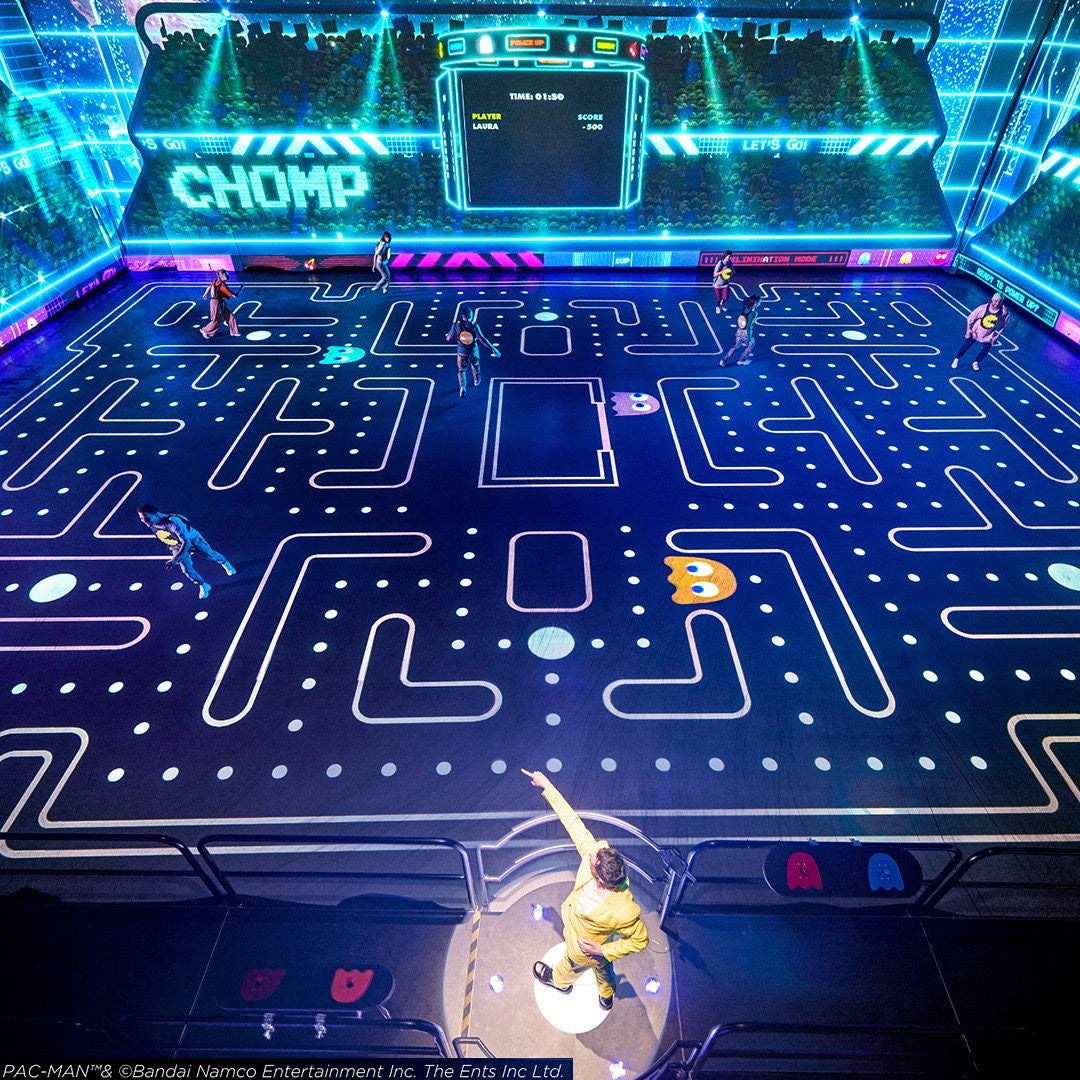 human-scale pacman game