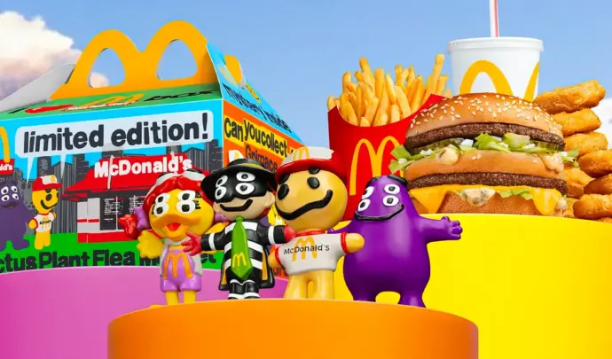 Sculptures en argile McDonald’s