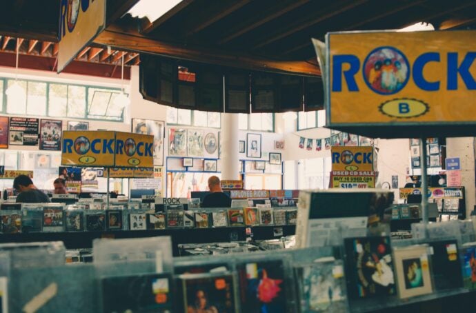 Magasin de disques vinyles