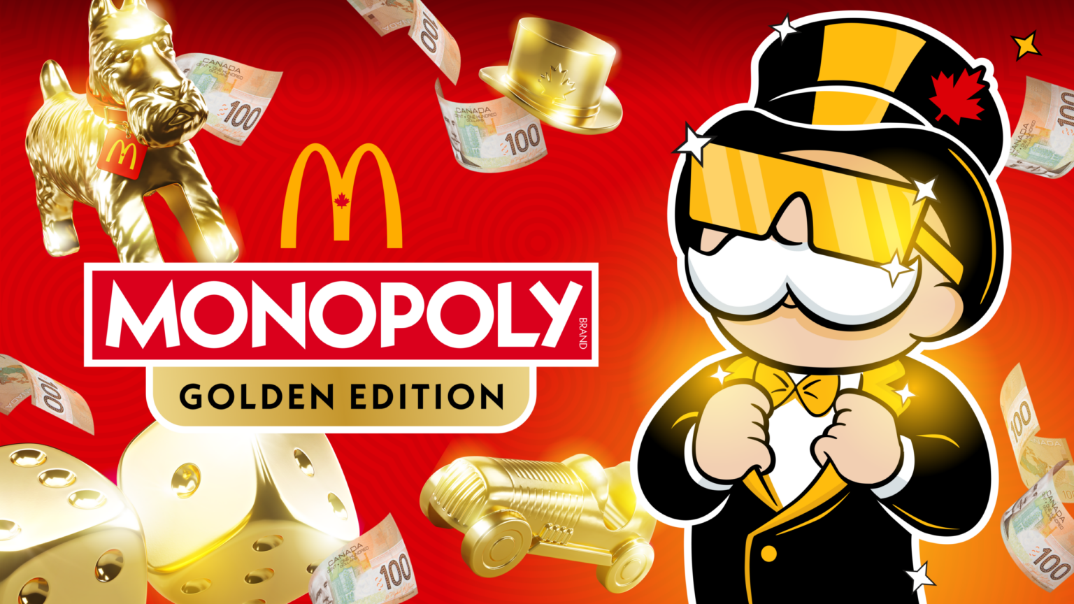Monopoly Golden Edition key visual