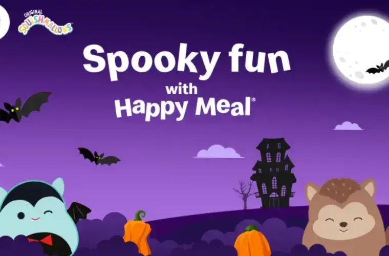 tms creates a spooky soft experience with Squishmallows and McDonald’s UK