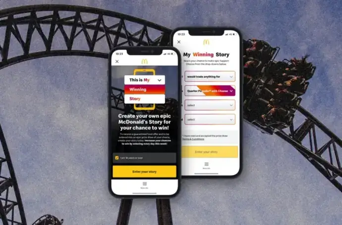 McDonald's My Winning Story app