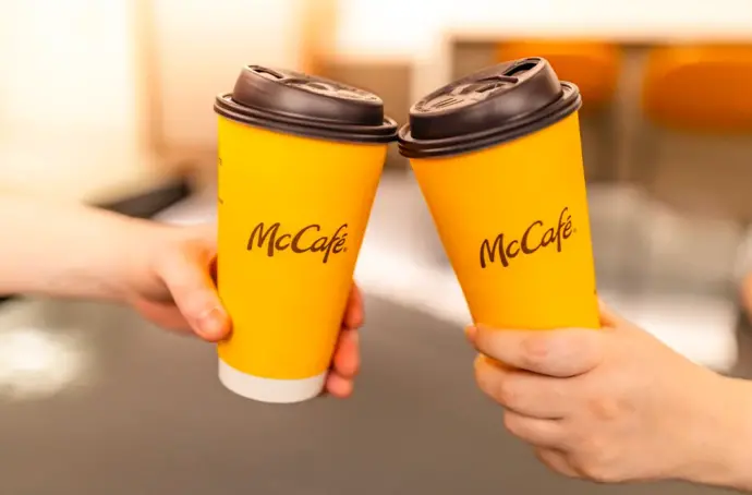 Two McCafé cups