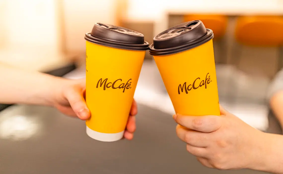 Two McCafé cups