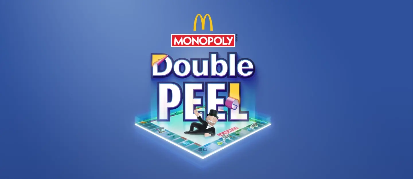 McDonald's Monopoly Double Peel logo