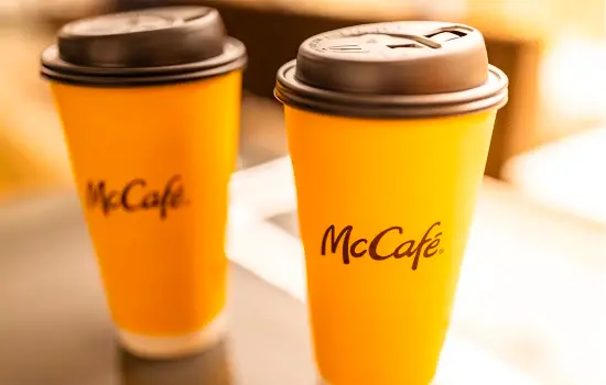 Two McCafé cups