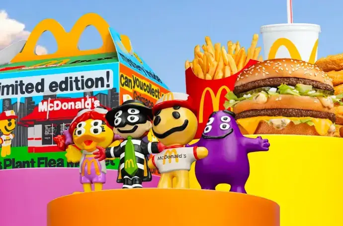 McDonalds clay sculptures