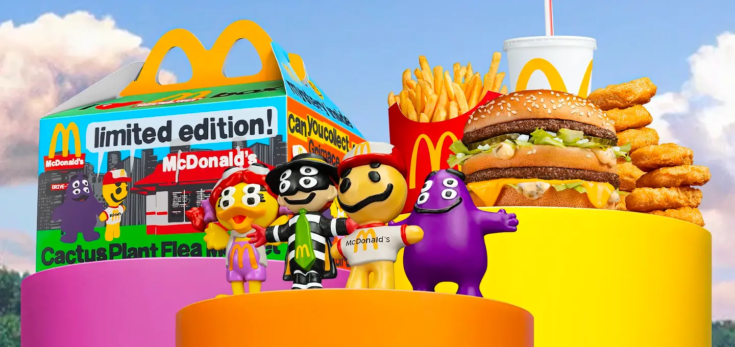 McDonalds clay sculptures