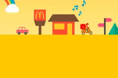 illustration d’un restaurant mcdonald’s