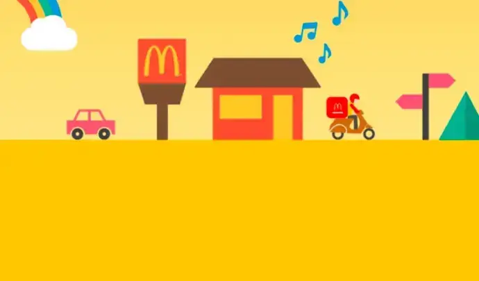 mcdonalds restaurant illustration