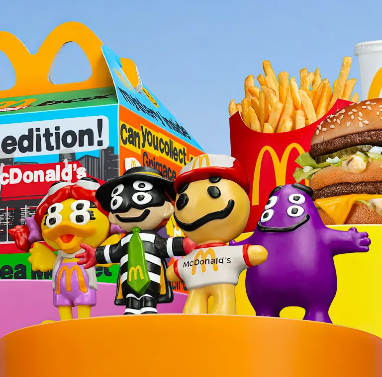 artistic happy meal toys
