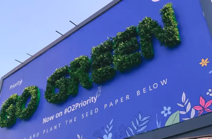 Go Green billboard