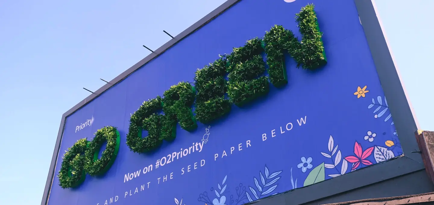 Go Green billboard