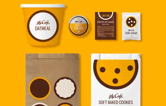 McCafe breakfast spread