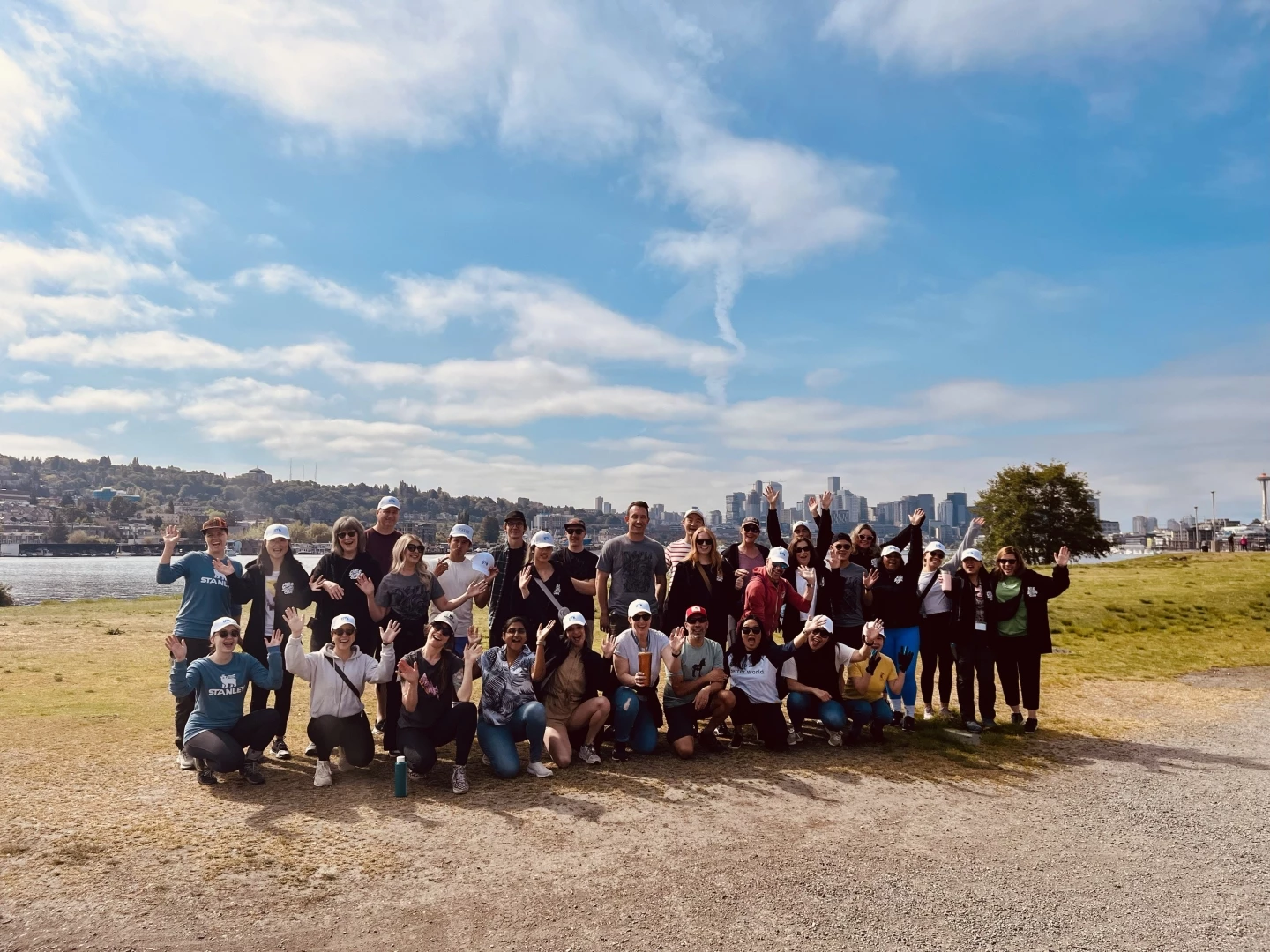 group of people posing for a picture