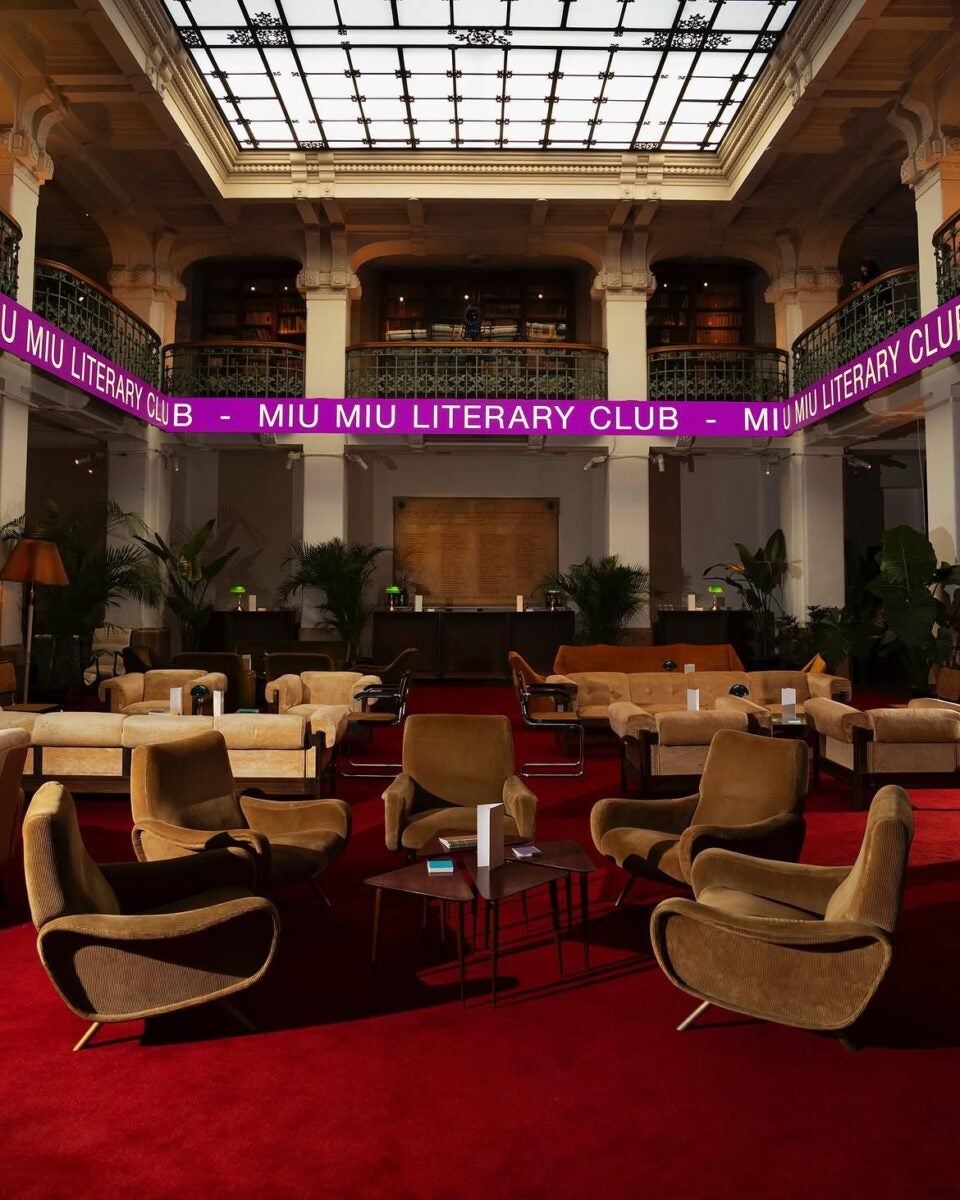 miu miu book club space