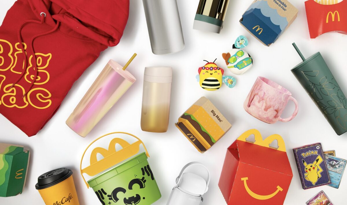 flat-lay photography of mcdonalds packaging
