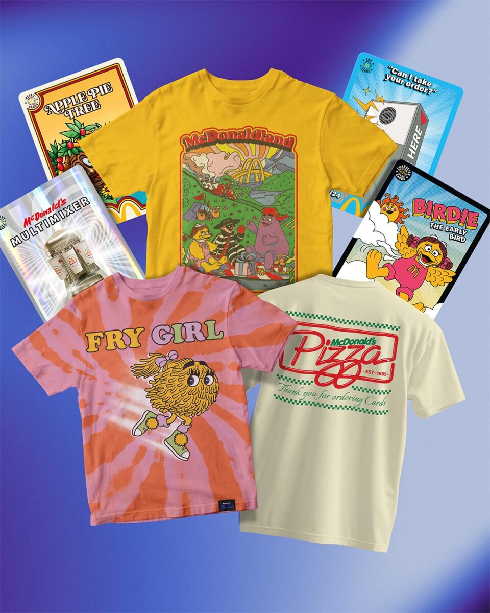 Exclusive McDonald's Cards UK t-shirts