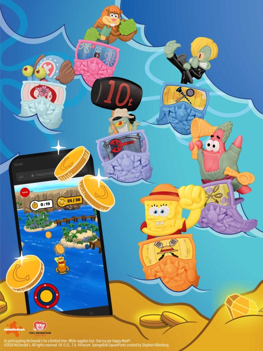 SpongeBob x ONE PIECE Happy Meal digital experience